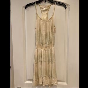 Parker White Beaded Dress